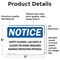 Signmission 5 in Height, 7 in Width, Vinyl Decal, Rectangle OS-2PACK-NS-D-57-L-18168 - alternate 3